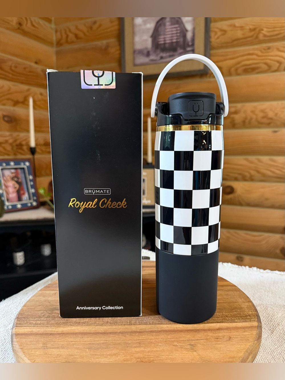 ROYAL CHECK Brumate Anniversary 25oz Rise Water Bottle